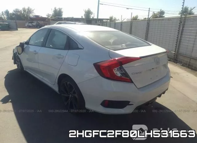 2HGFC2F80LH531663 фото 4
