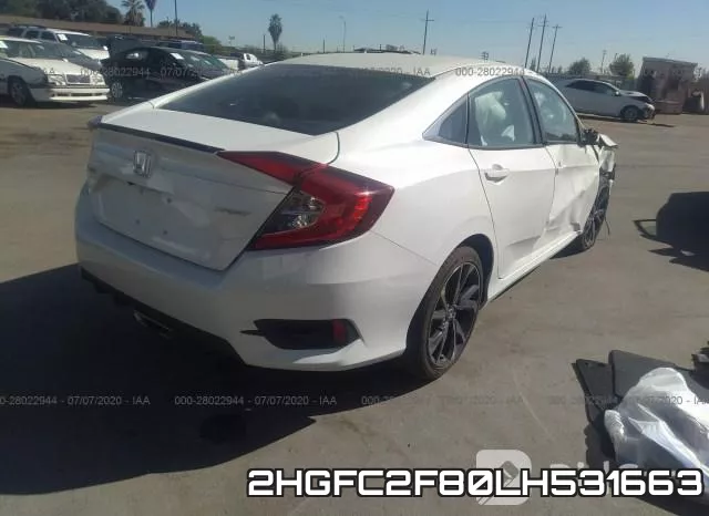 2HGFC2F80LH531663 фото 5