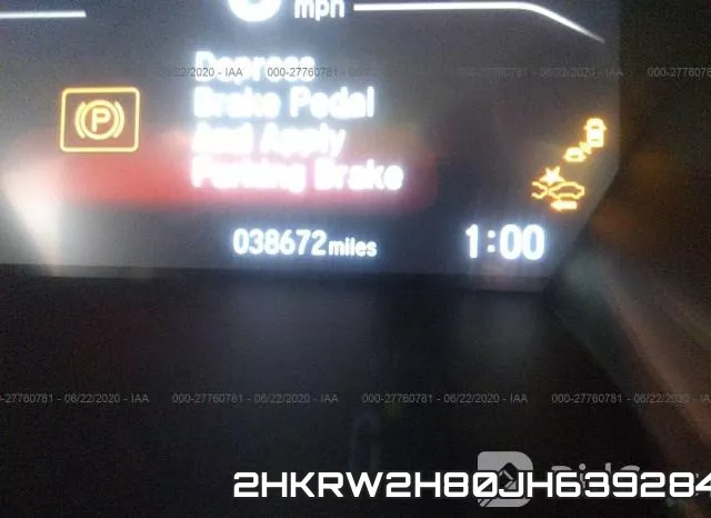 2HKRW2H80JH639284 фото 8