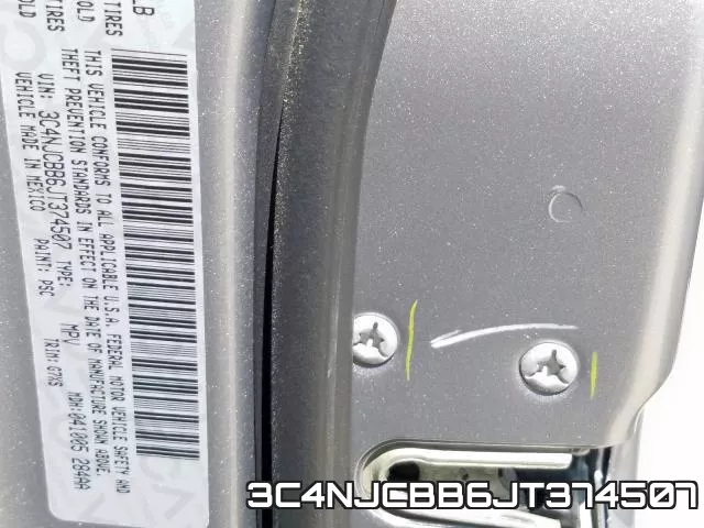 3C4NJCBB6JT374507 фото 2