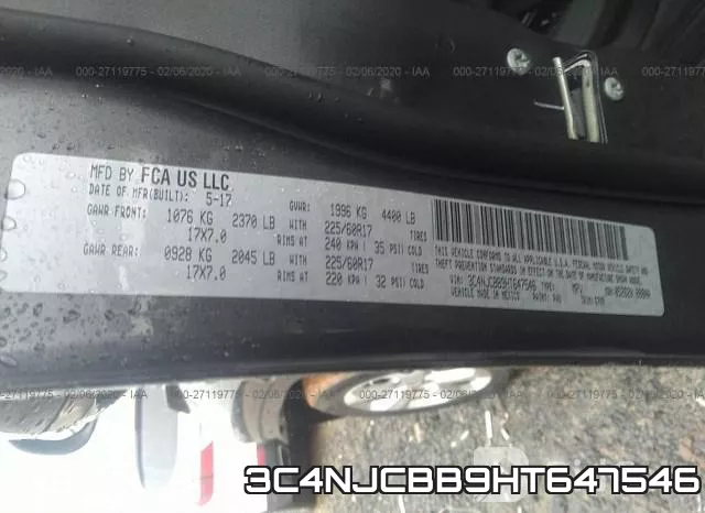 3C4NJCBB9HT647546 фото 10