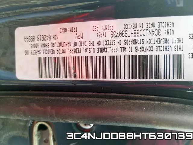 3C4NJDDB8HT630739 фото 2