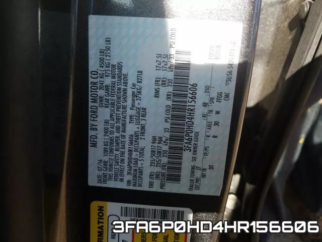 3FA6P0HD4HR156606 фото 2