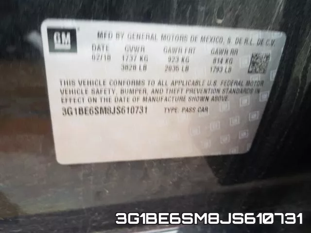 3G1BE6SM8JS610731 фото 2