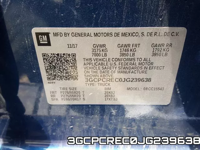 3GCPCREC0JG239638 фото 2