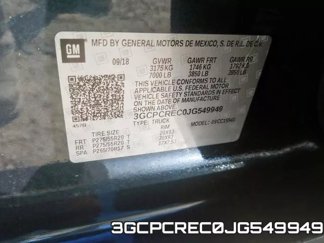 3GCPCREC0JG549949 фото 2