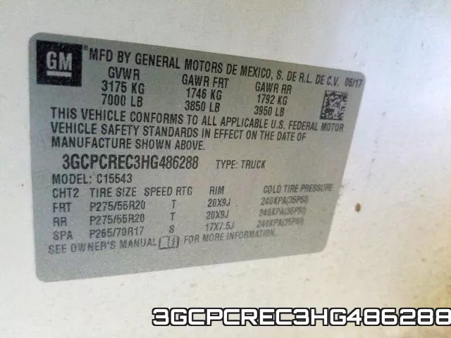 3GCPCREC3HG486288 фото 2