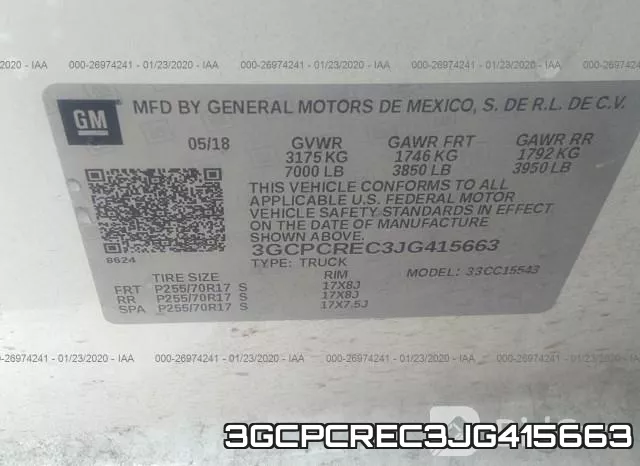 3GCPCREC3JG415663 фото 10