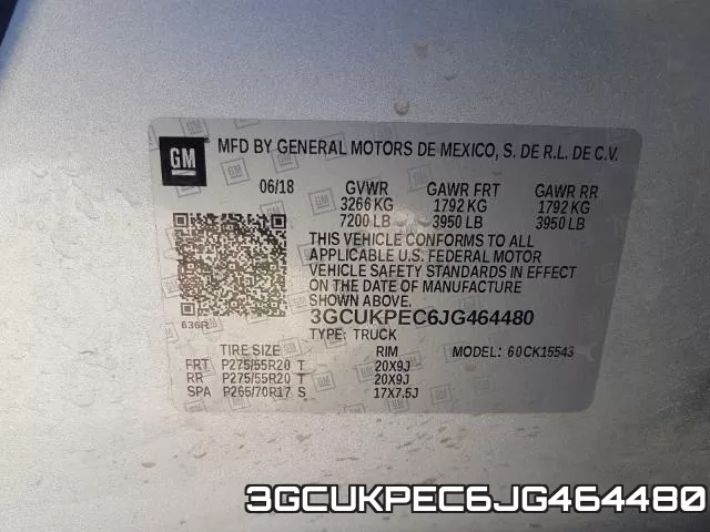 3GCUKPEC6JG464480 фото 2