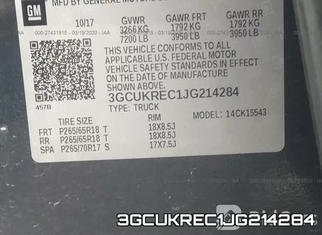 3GCUKREC1JG214284 фото 10