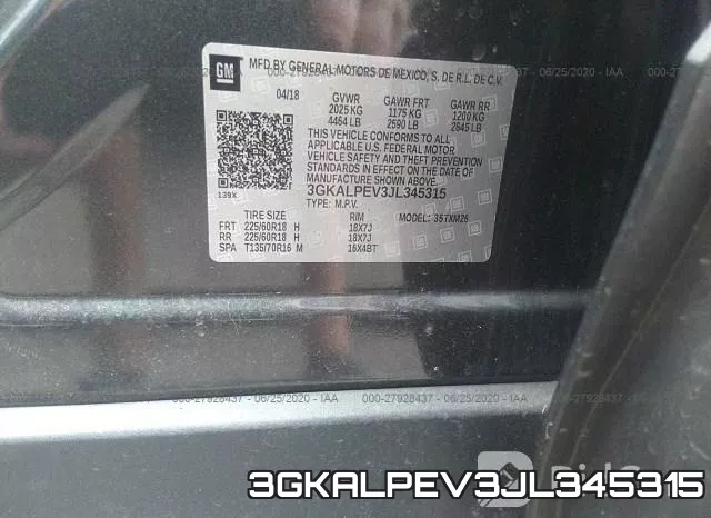 3GKALPEV3JL345315 фото 10