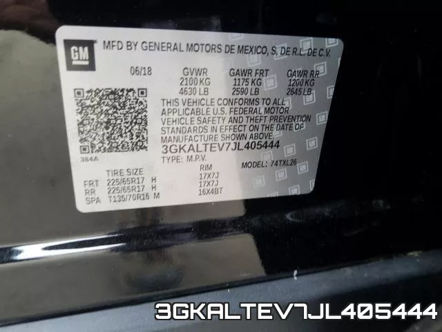 3GKALTEV7JL405444 фото 2