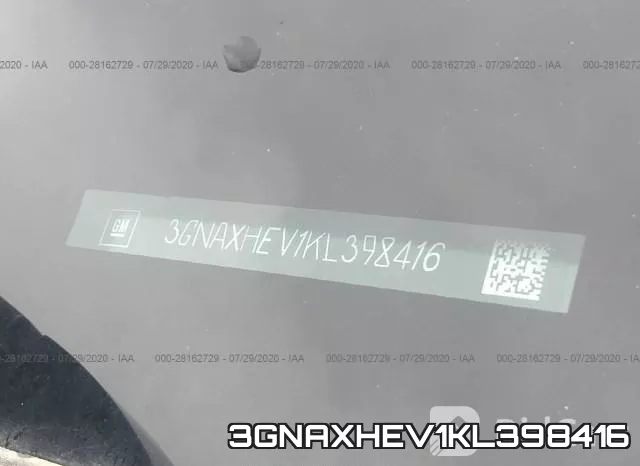 3GNAXHEV1KL398416 фото 10
