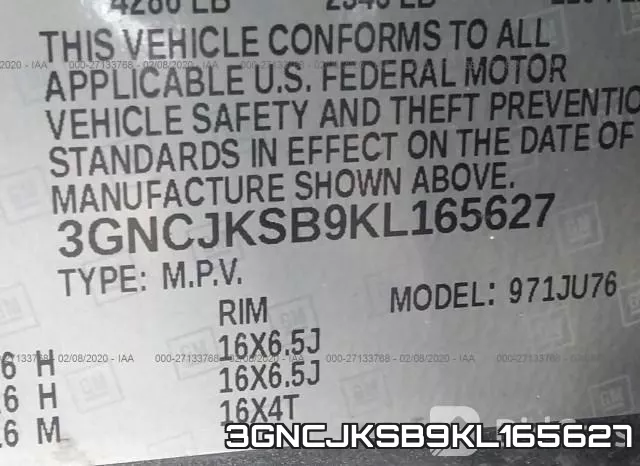 3GNCJKSB9KL165627 фото 10