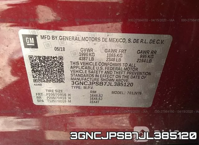 3GNCJPSB7JL385120 фото 10