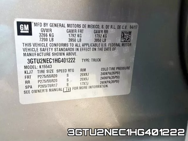3GTU2NEC1HG401222 фото 2