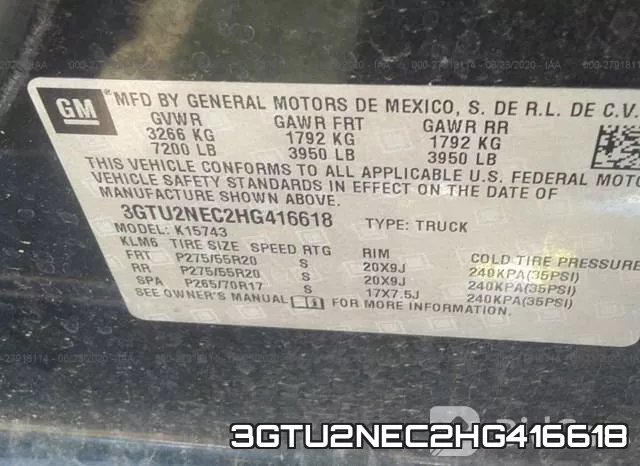 3GTU2NEC2HG416618 фото 10