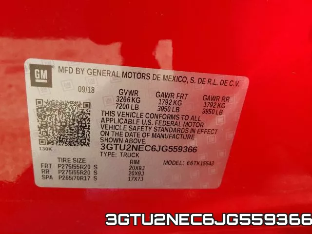 3GTU2NEC6JG559366 фото 2
