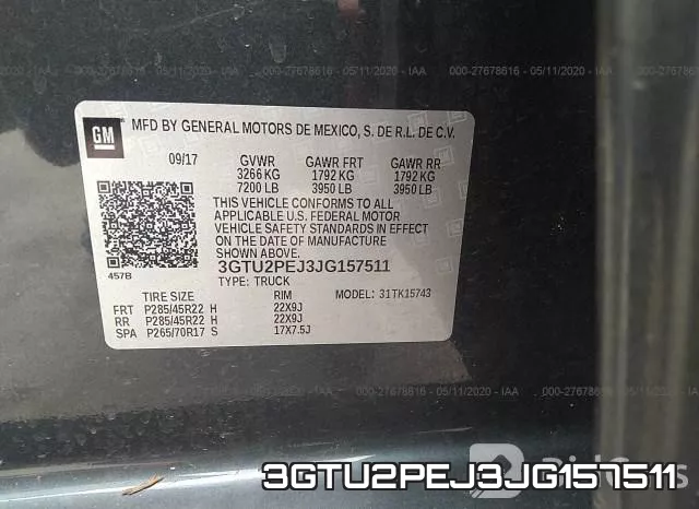 3GTU2PEJ3JG157511 фото 10