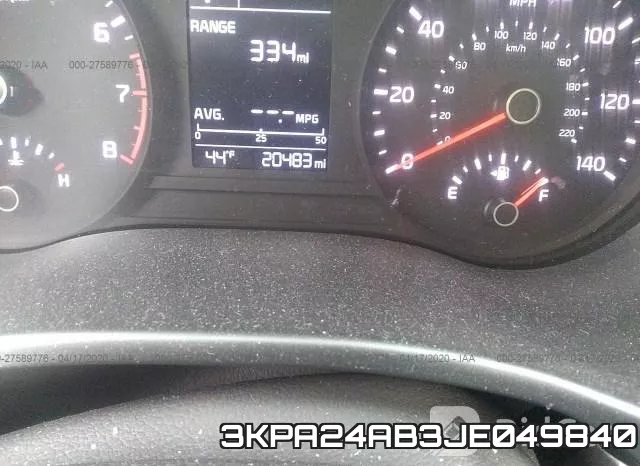 3KPA24AB3JE049840 фото 8