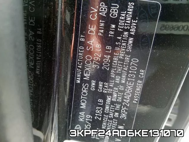 3KPF24AD6KE131070 фото 2