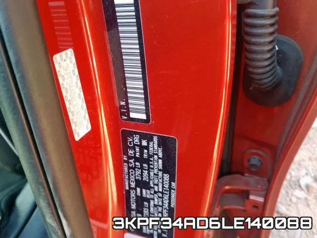 3KPF34AD6LE140088 фото 2