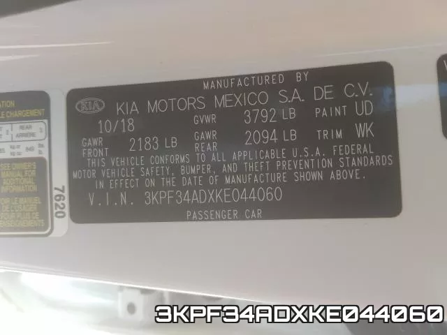 3KPF34ADXKE044060 фото 2