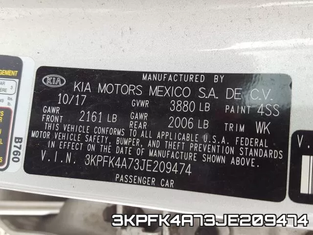 3KPFK4A73JE209474 фото 2
