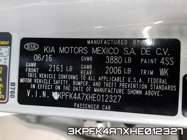 3KPFK4A7XHE012327 фото 2