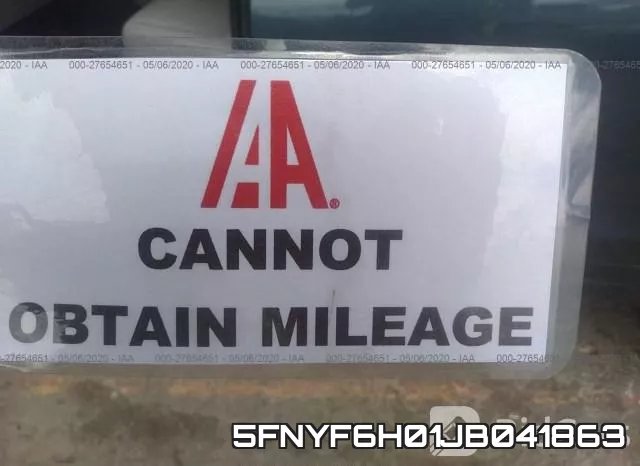 5FNYF6H01JB041863 фото 8