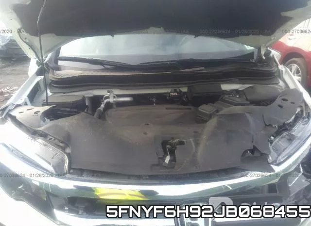 5FNYF6H92JB068455 фото 2