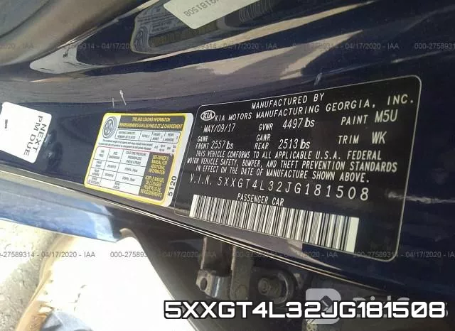 5XXGT4L32JG181508 фото 10