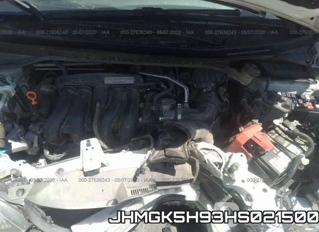JHMGK5H93HS021500 фото 2