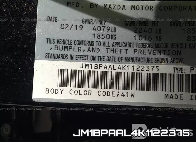 JM1BPAAL4K1122375 фото 10