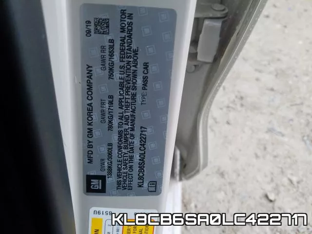 KL8CB6SA0LC422717 фото 2