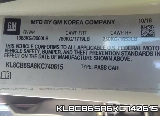 KL8CB6SA6KC740615 фото 10
