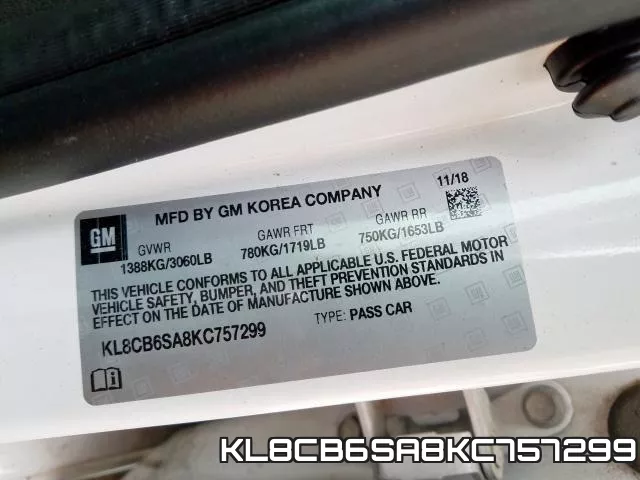 KL8CB6SA8KC757299 фото 2