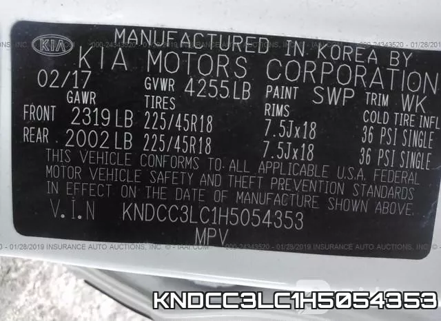 KNDCC3LC1H5054353 фото 10