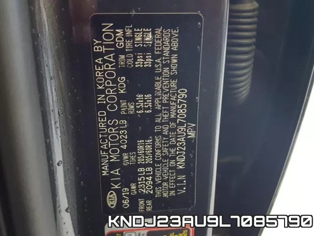 KNDJ23AU9L7085790 фото 2