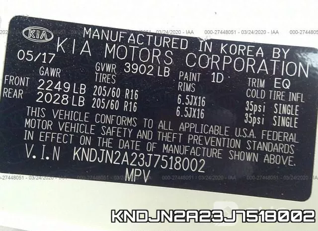 KNDJN2A23J7518002 фото 10