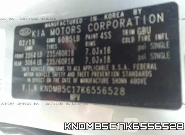 KNDMB5C17K6556528 фото 10