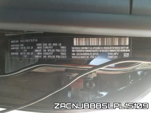 ZACNJBBB5LPL15109 фото 2