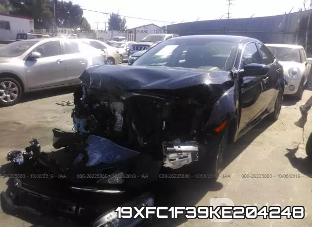19XFC1F39KE204248 фото 3