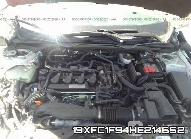 19XFC1F94HE214652 фото 2