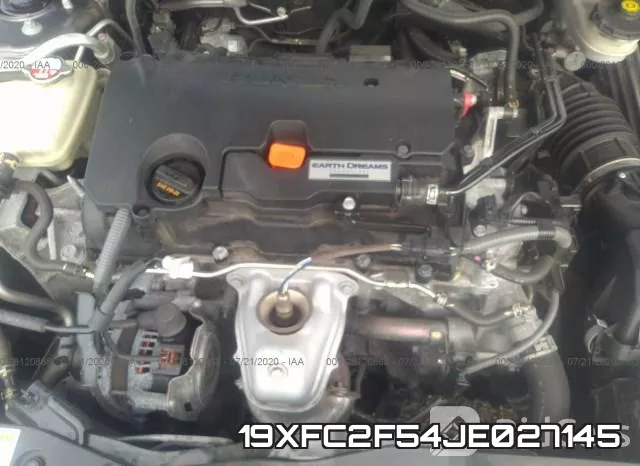 19XFC2F54JE027145 фото 2