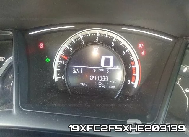 19XFC2F5XHE203139 фото 8