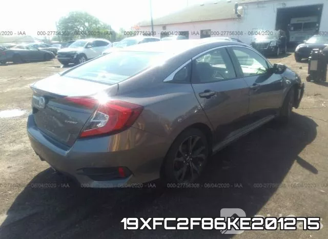 19XFC2F86KE201275 фото 5