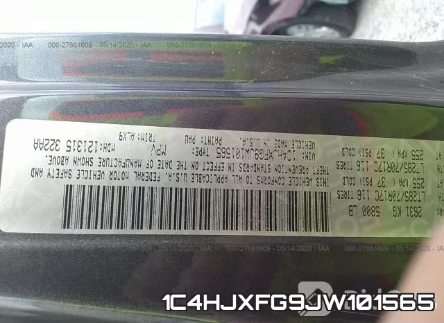 1C4HJXFG9JW101565 фото 10