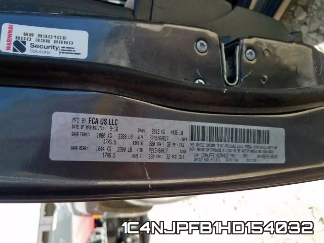 1C4NJPFB1HD154032 фото 2