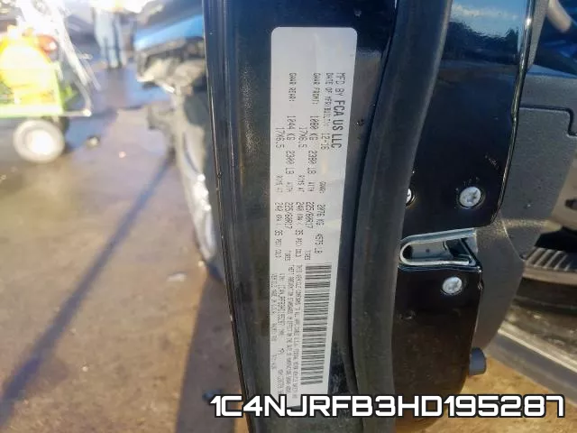 1C4NJRFB3HD195287 фото 2